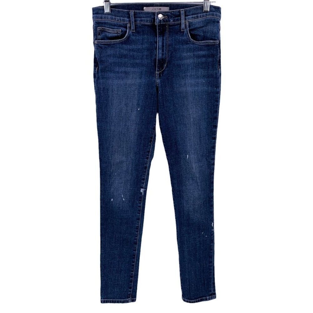 Joe's Paint Splatter Medium Wash Skinny Jeans Size 28